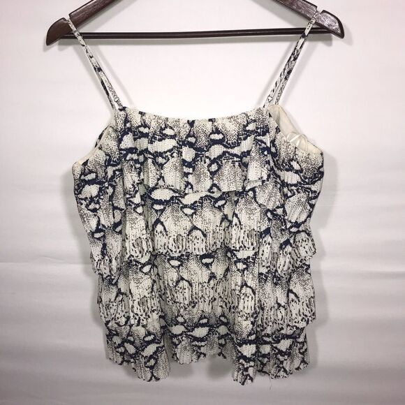 Women's Endless Rose Snake Print Tiered Ruffle Top - Picture 5 of 6